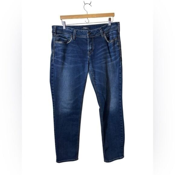 SILVER denim blue jeans SUKI skinny 36X29 36 X 29 - Picture 1 of 6